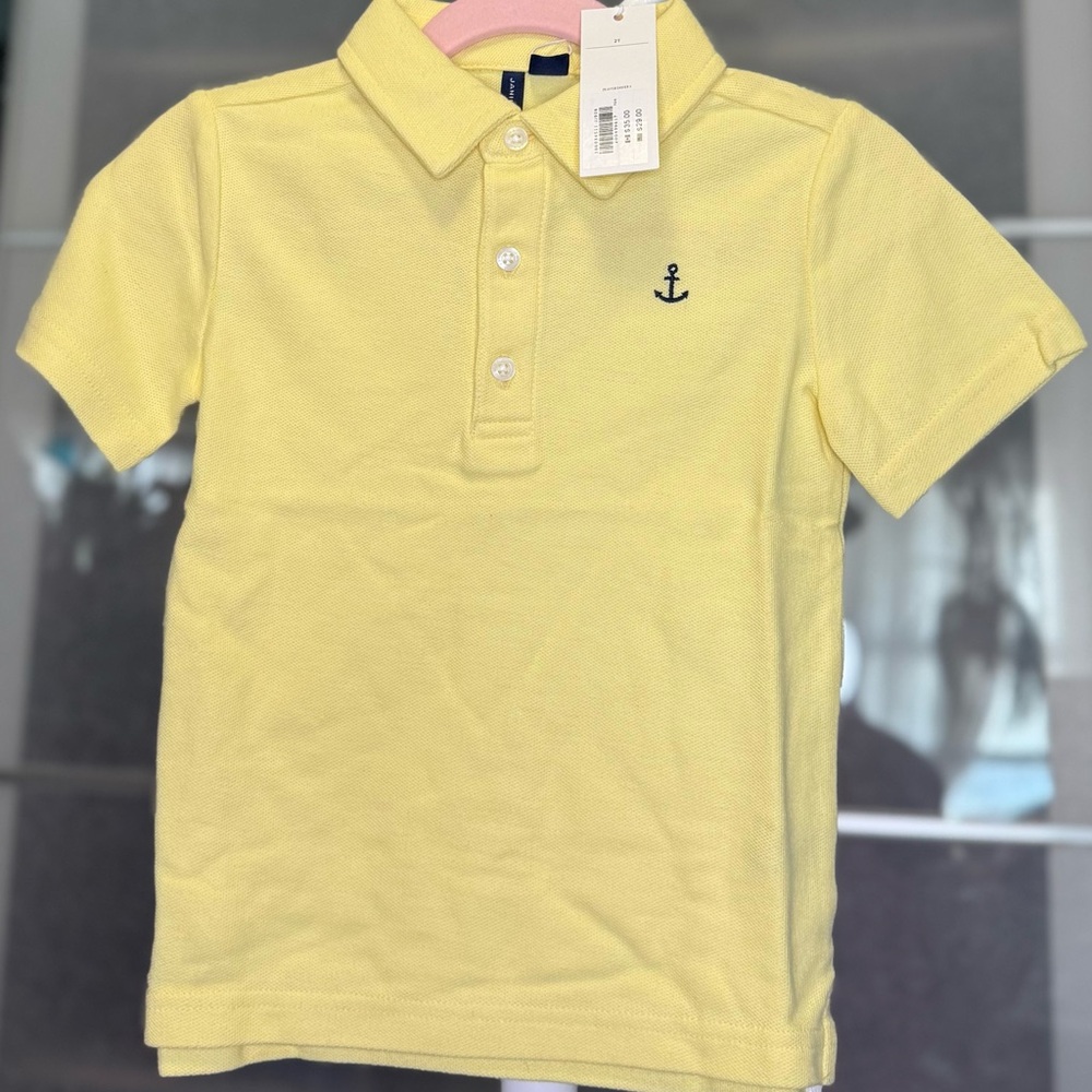 Janie and Jack Yellow Polo Shirt